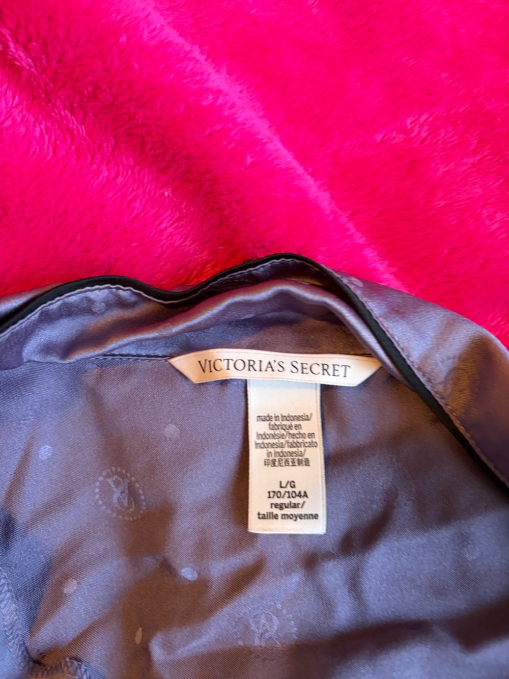 Women's Silky Purple pajamas - Picture 3 of 10